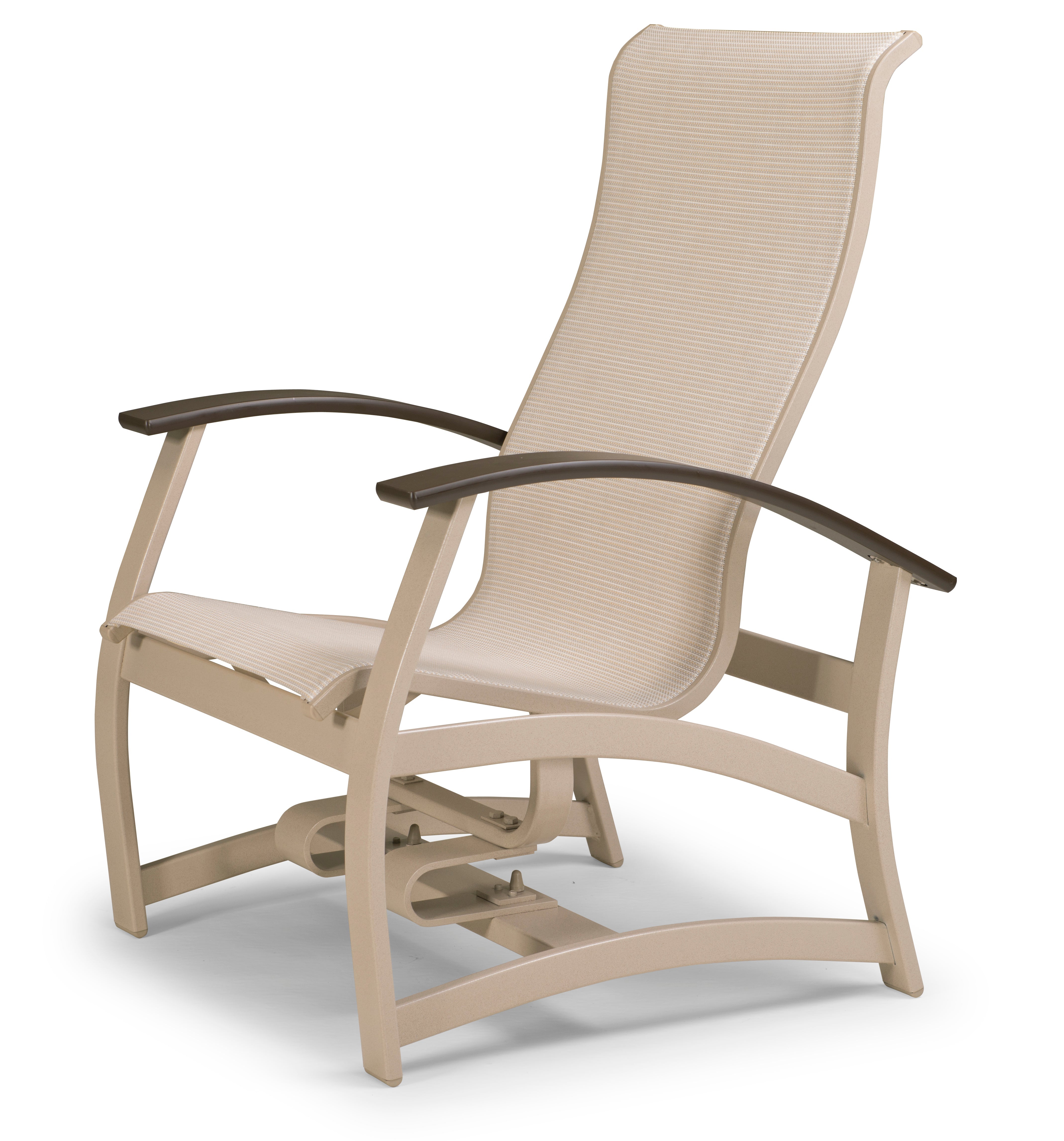 -Telescope Casual-Belle Isle Sling Chat Chair w/ Hidden Motion-Pangaea Patio