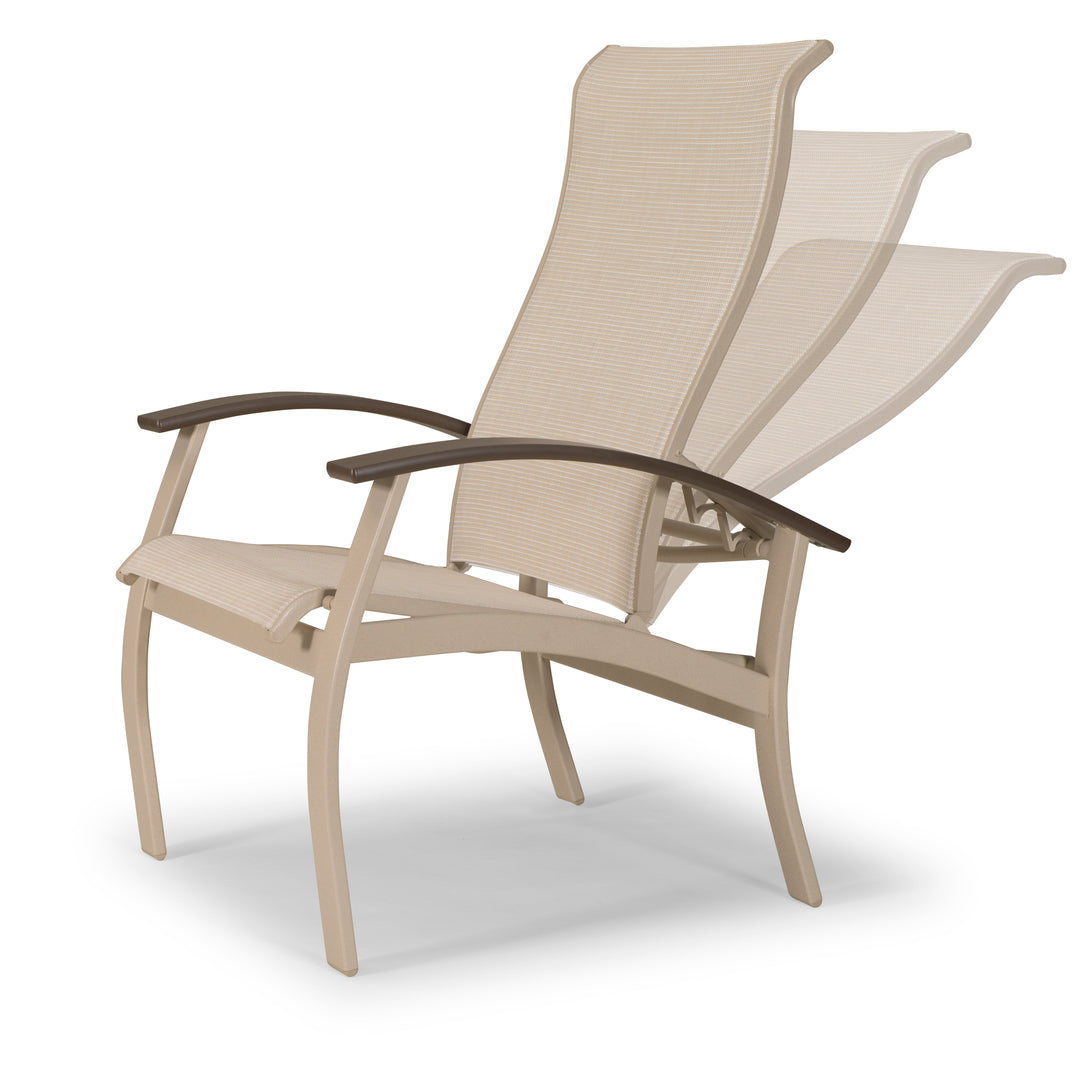 TCL54-Telescope Casual-Belle Isle Sling Dining Chair-Pangaea Patio