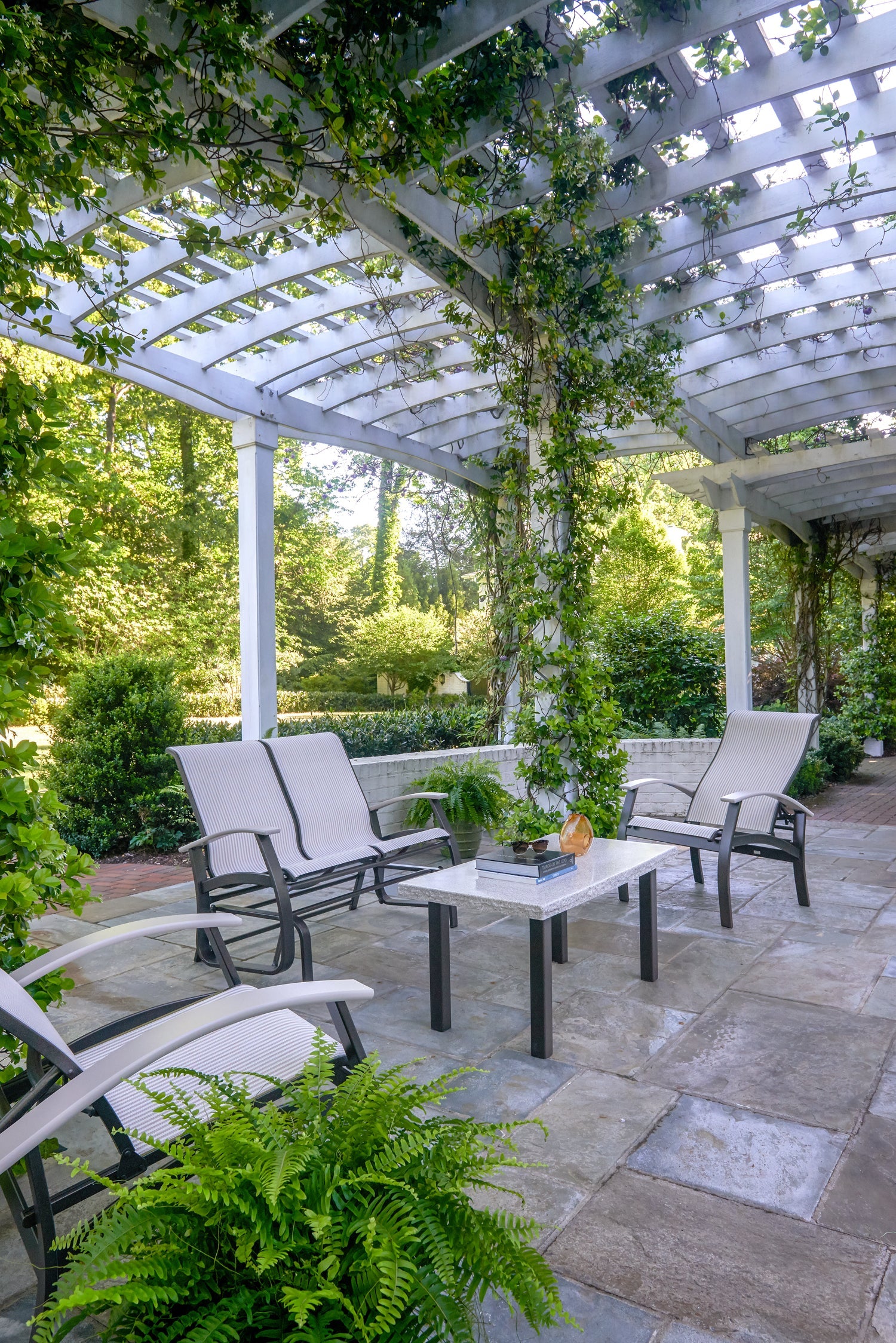 -Telescope Casual-Belle Isle Sling Dining Chair-Pangaea Patio