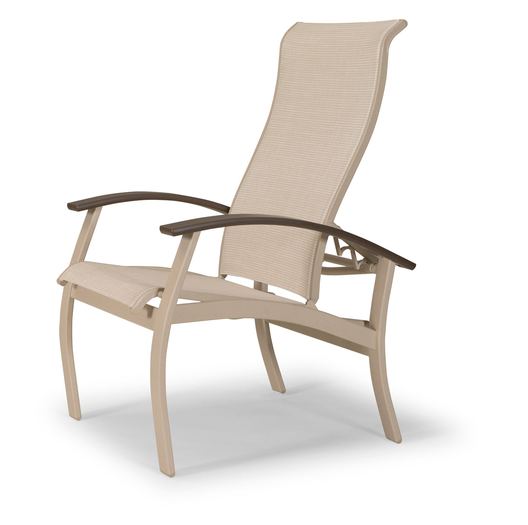 TCL54-Telescope Casual-Belle Isle Sling Dining Chair-Pangaea Patio