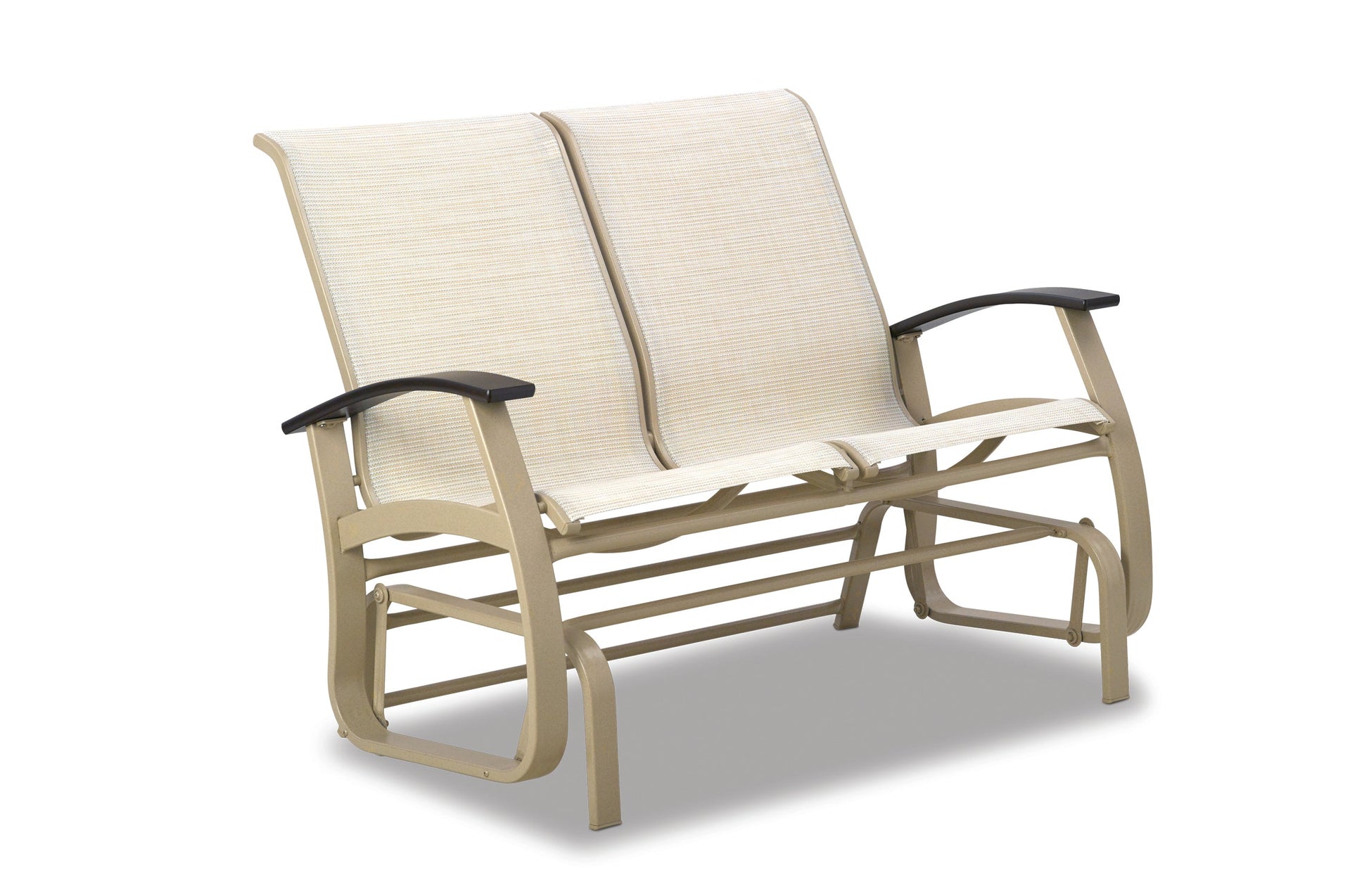 -Telescope Casual-Belle Isle Sling Loveseat Glider-Pangaea Patio