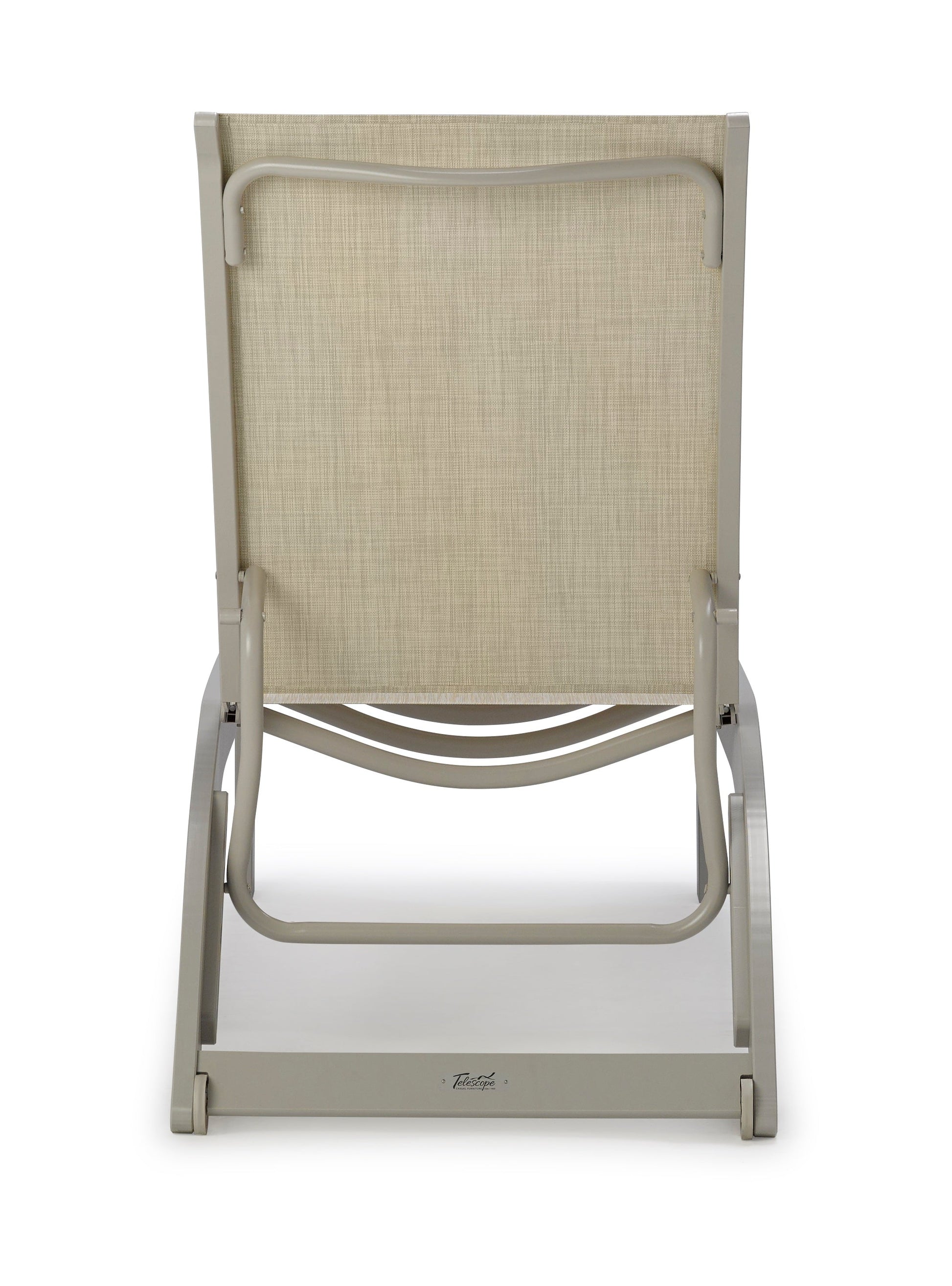 -Telescope Casual-Dune Sling Armless Chaise w/ Wheels-Pangaea Patio