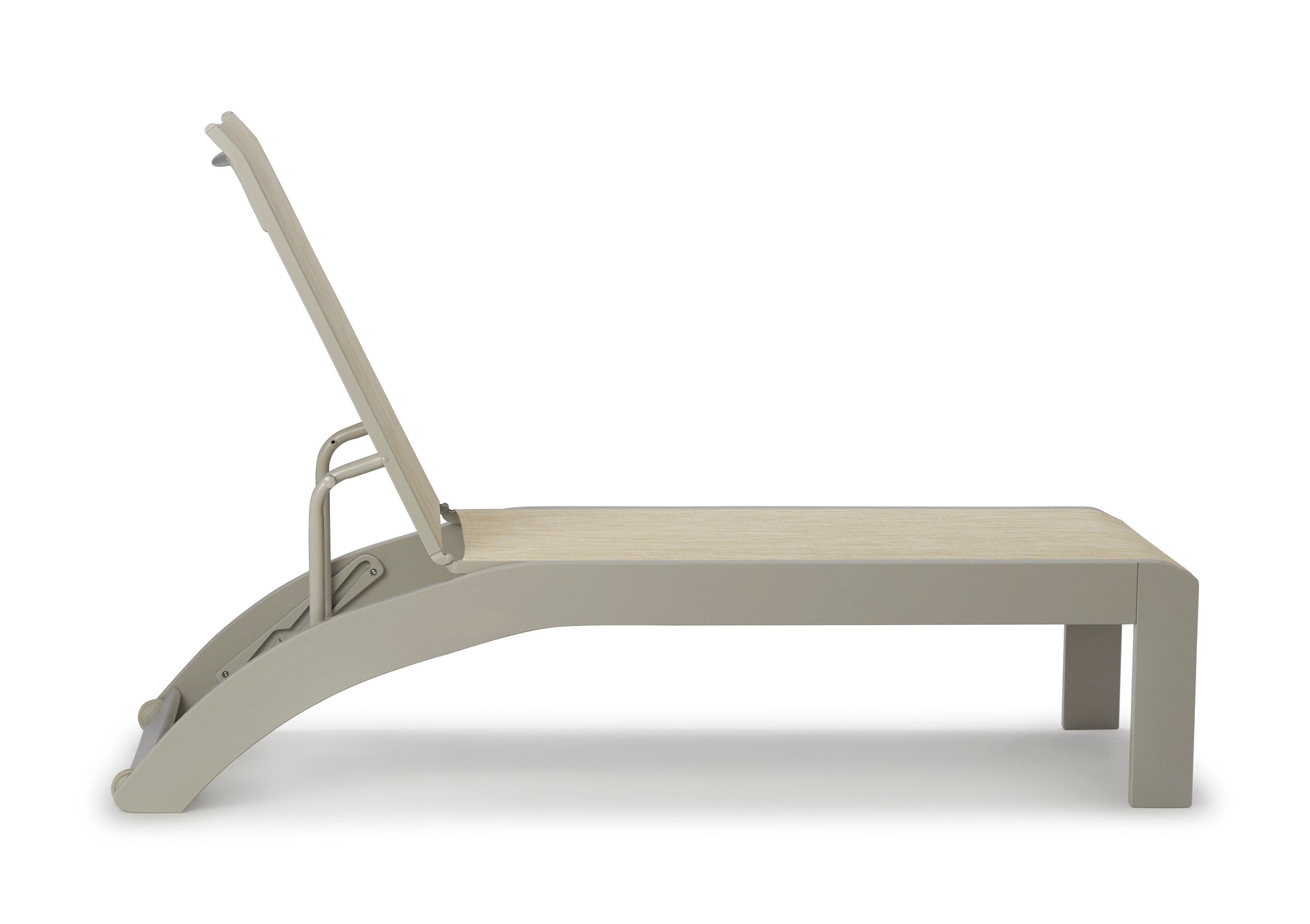 -Telescope Casual-Dune Sling Armless Chaise w/ Wheels-Pangaea Patio