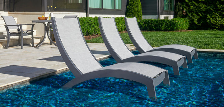 TC9N8-Telescope Casual-Dune Sling Hydro-Lounge Chaise-Pangaea Patio