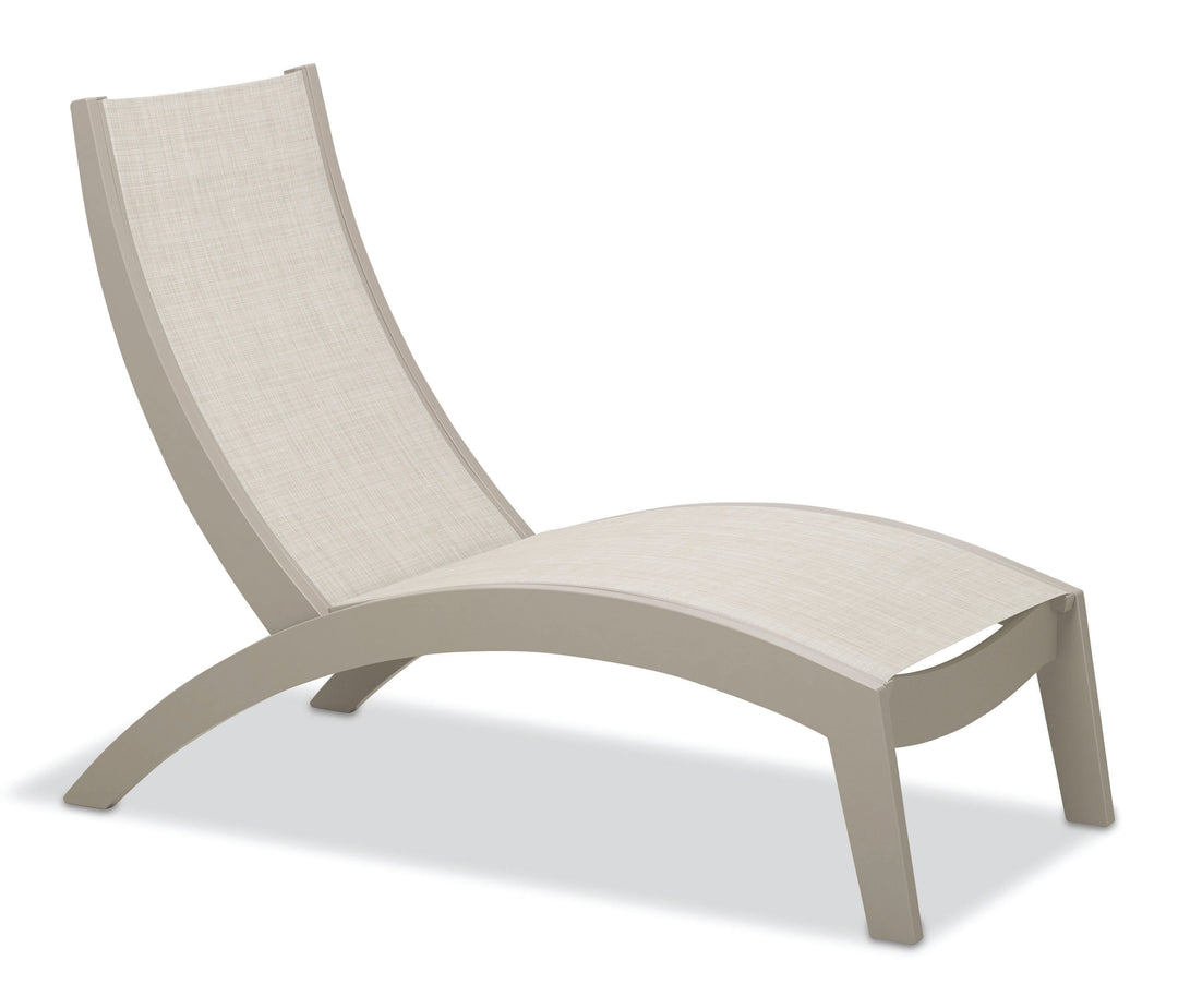 TC9N8-Telescope Casual-Dune Sling Hydro-Lounge Chaise-Pangaea Patio