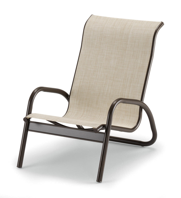 TC761-Telescope Casual-Gardenella Sling Poolside Chat Chair-Pangaea Patio