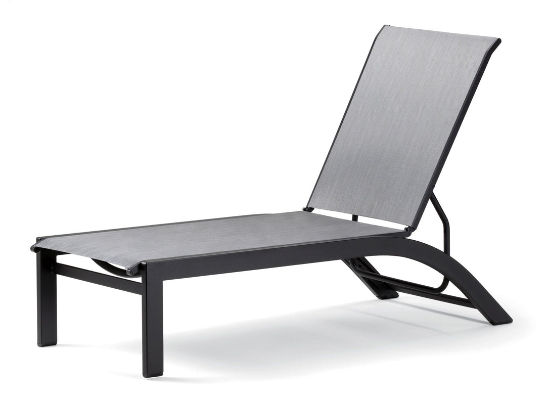 TC910-Telescope Casual-Kendall Sling Armless Chaise-Pangaea Patio