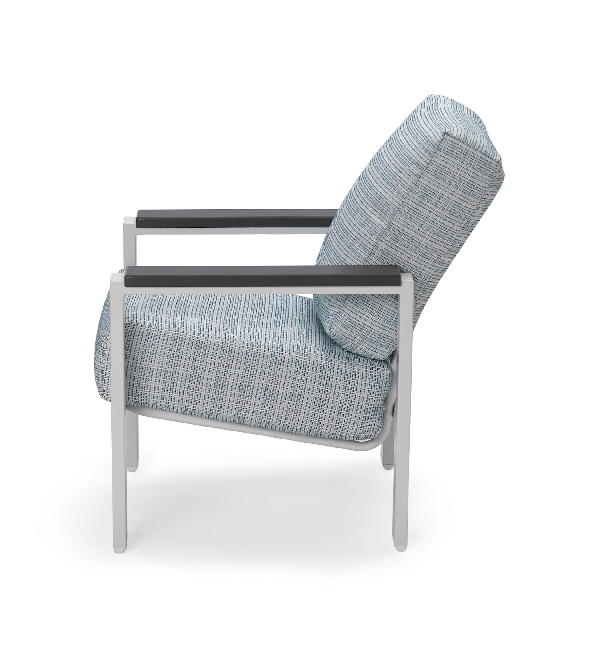 -Telescope Casual-Larssen Cushion Arm Chair w/ Arm Accents-Pangaea Patio