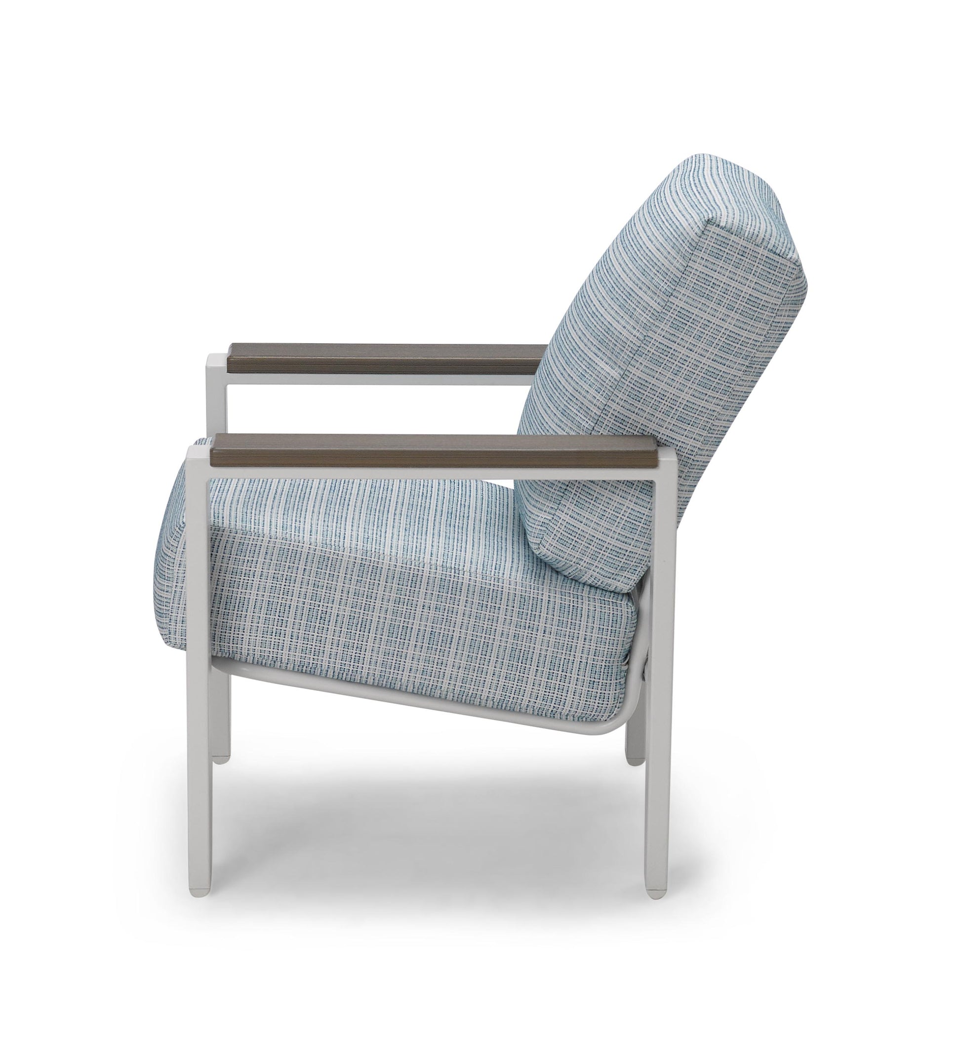 -Telescope Casual-Larssen Cushion Arm Chair w/ Arm Accents-Pangaea Patio