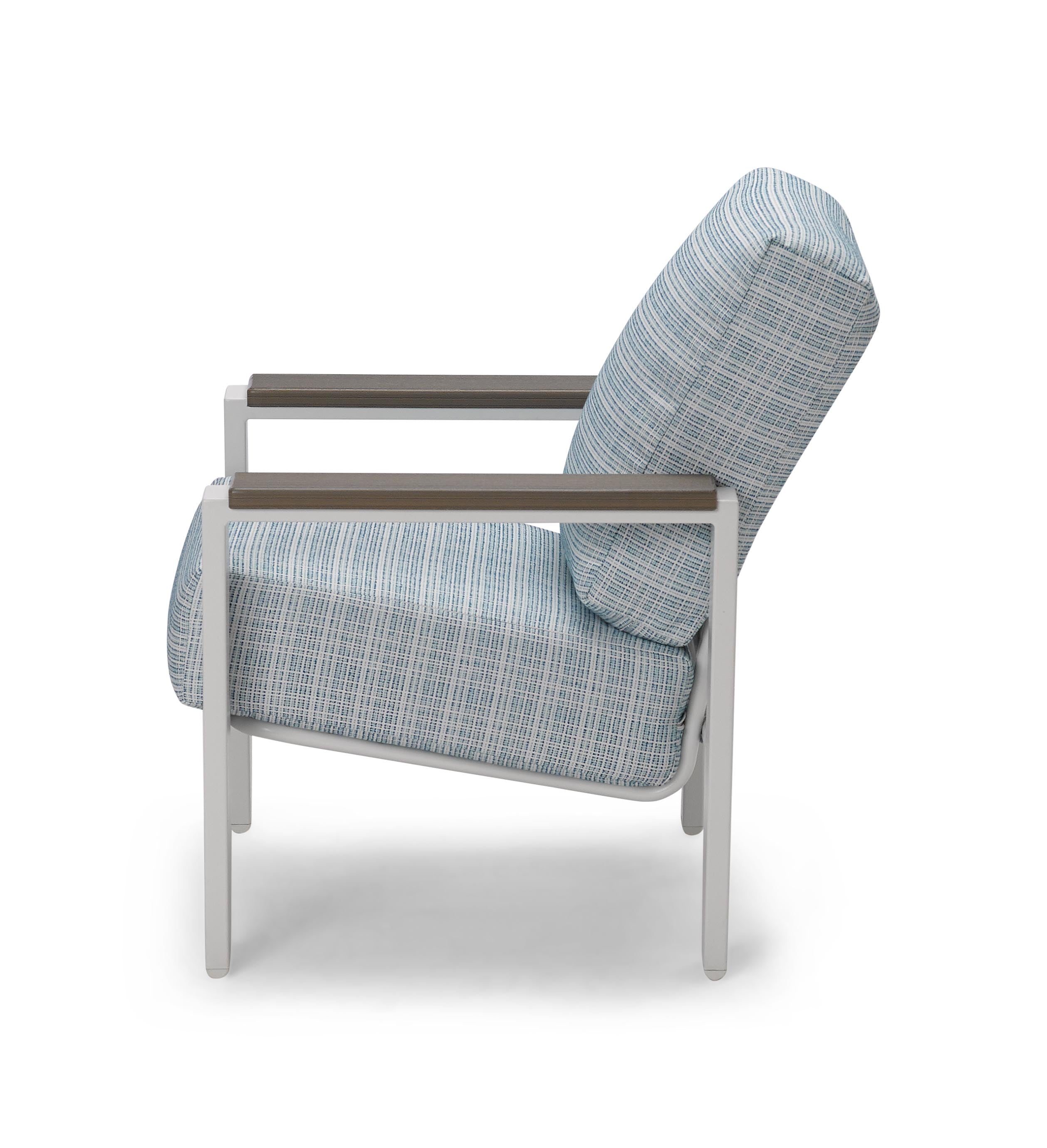 -Telescope Casual-Larssen Cushion Arm Chair w/ Arm Accents-Pangaea Patio