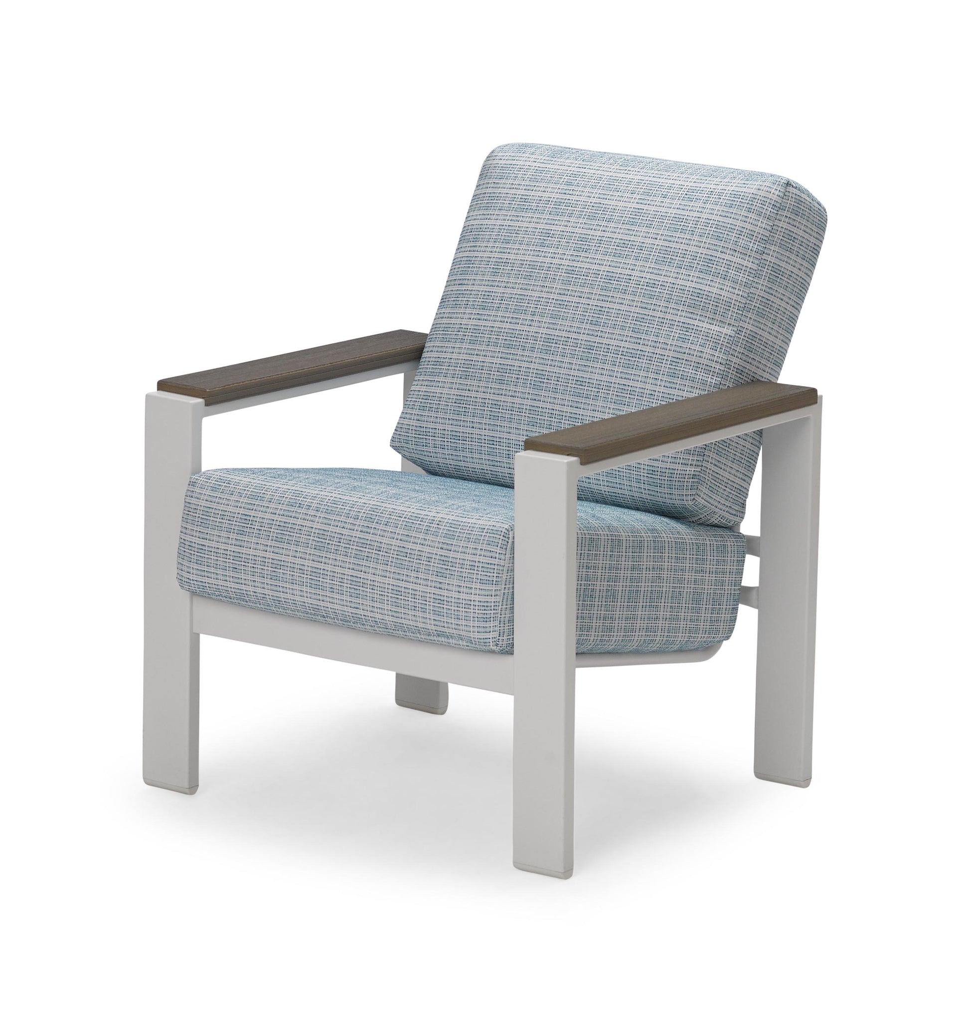 -Telescope Casual-Larssen Cushion Arm Chair w/ Arm Accents-Pangaea Patio