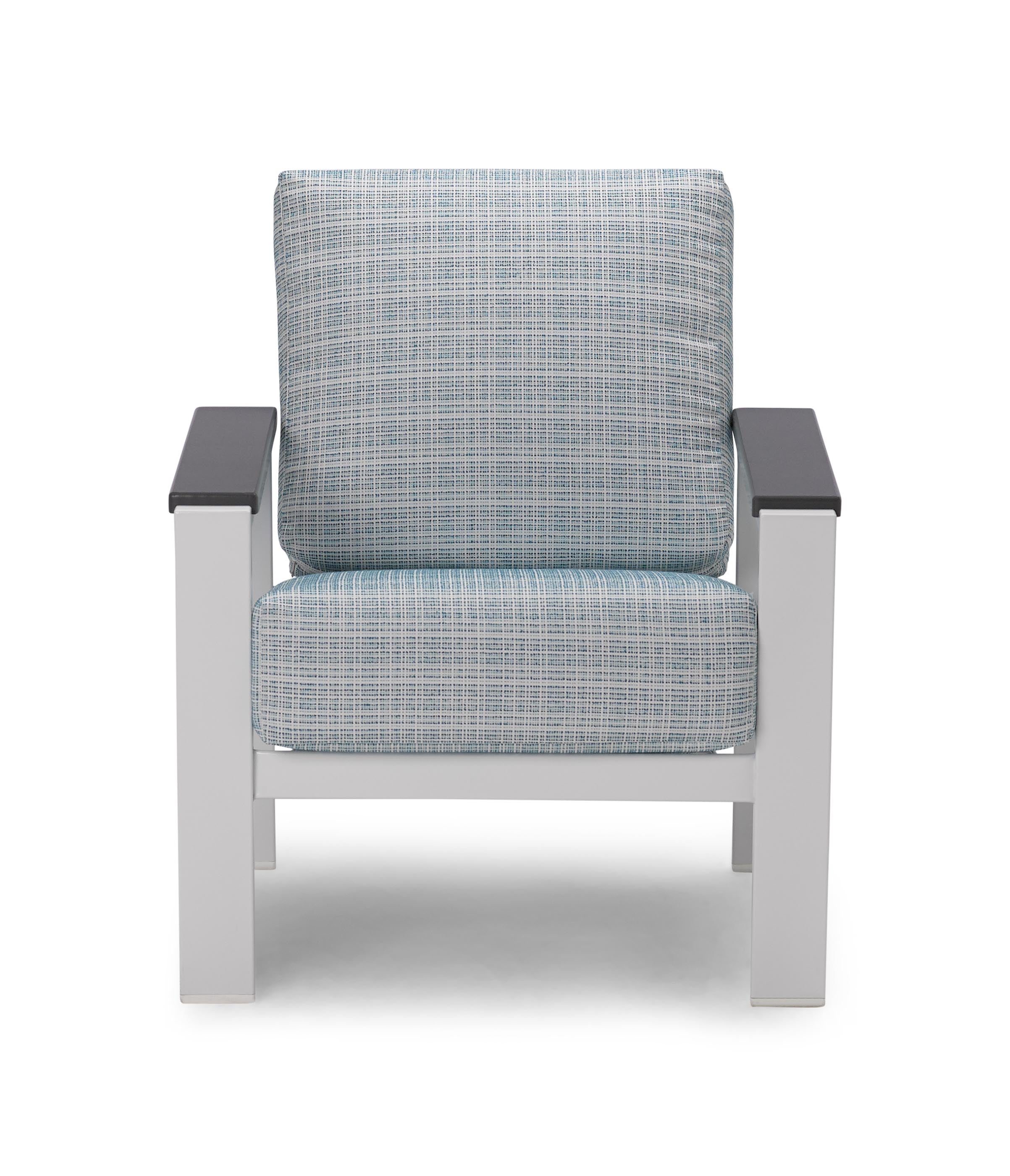 -Telescope Casual-Larssen Cushion Arm Chair w/ Arm Accents-Pangaea Patio