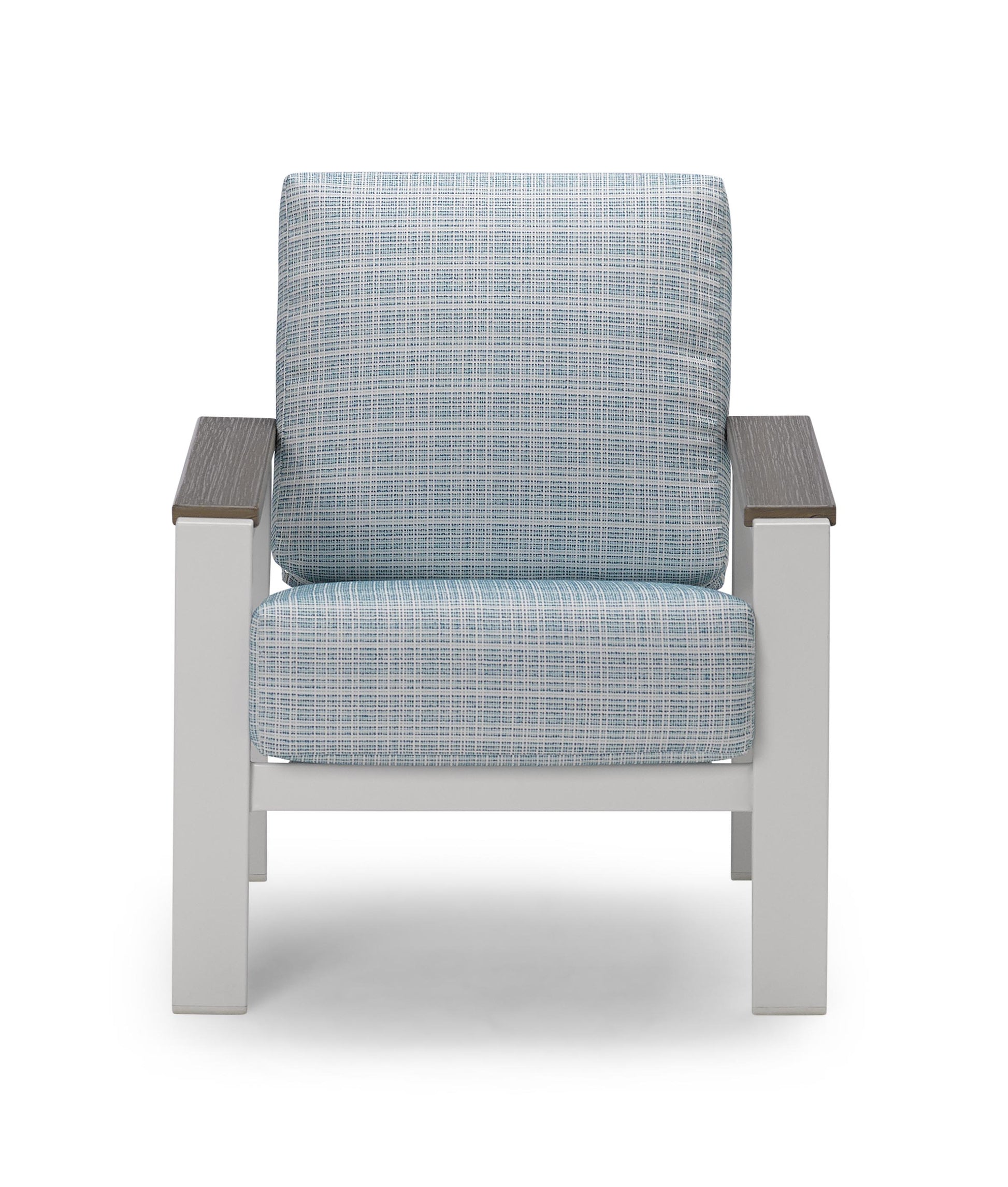 -Telescope Casual-Larssen Cushion Arm Chair w/ Arm Accents-Pangaea Patio