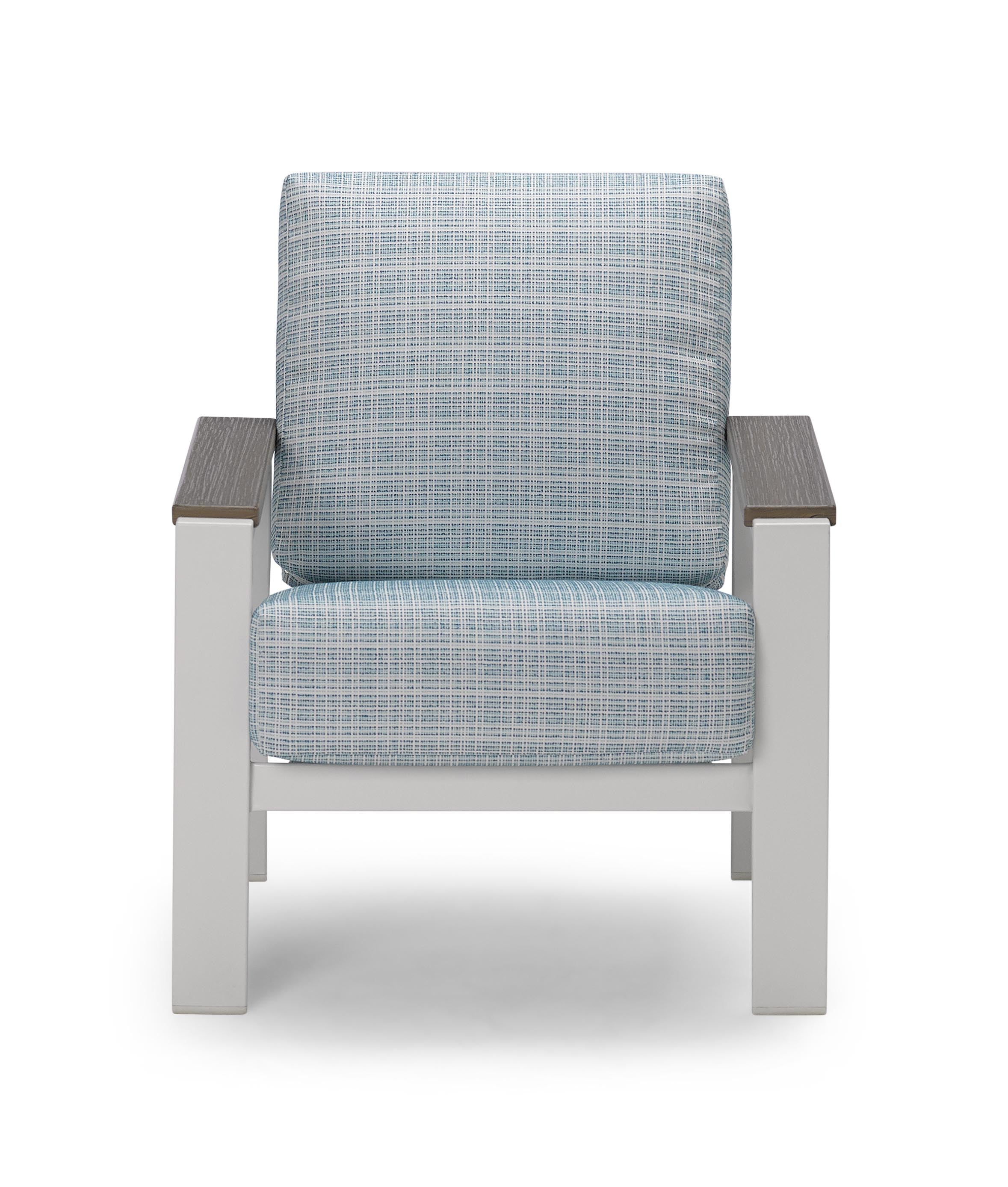 -Telescope Casual-Larssen Cushion Arm Chair w/ Arm Accents-Pangaea Patio