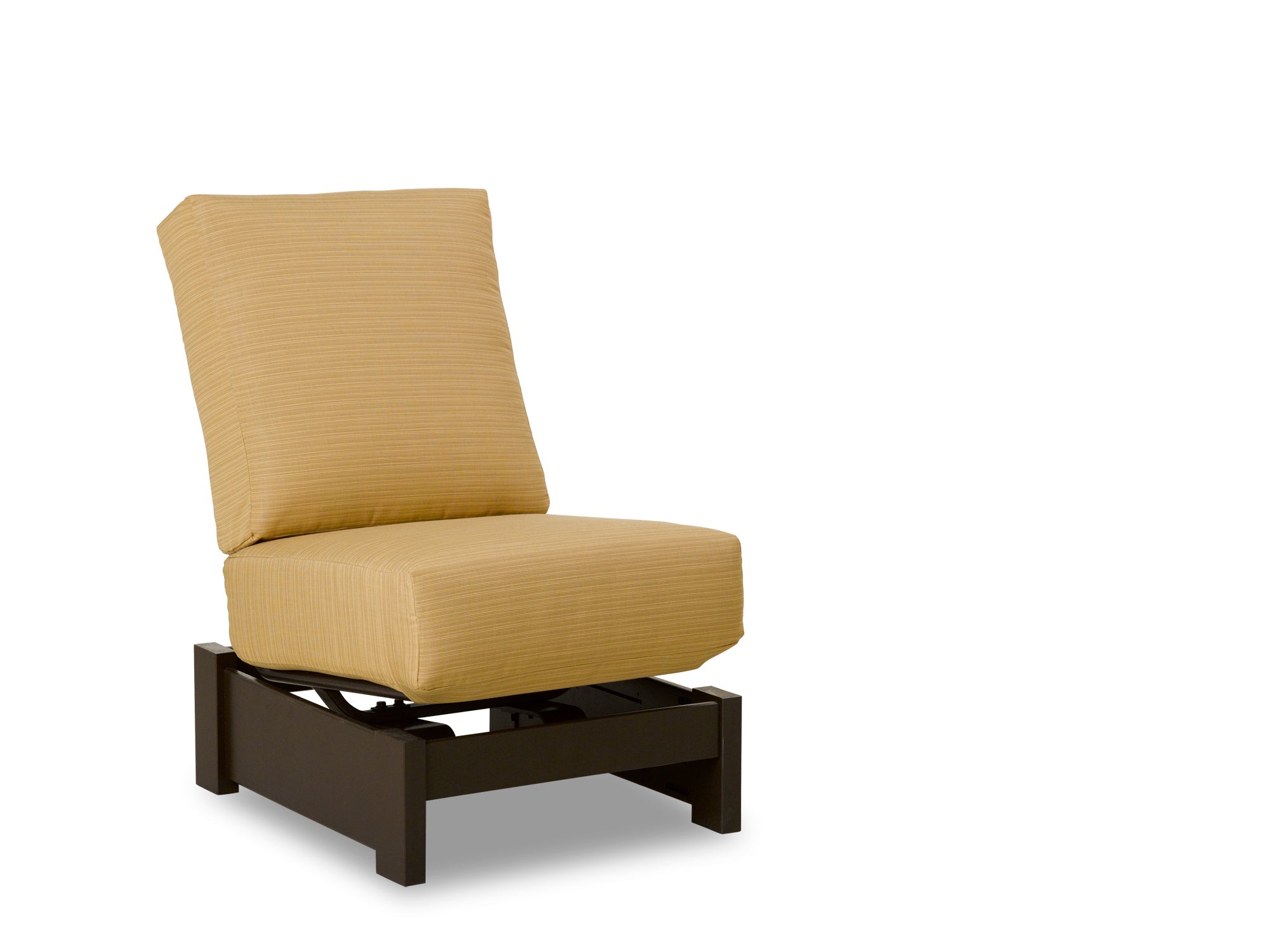 -Telescope Casual-Leeward Cushion Armless Single Seat Section (fixed)-Pangaea Patio