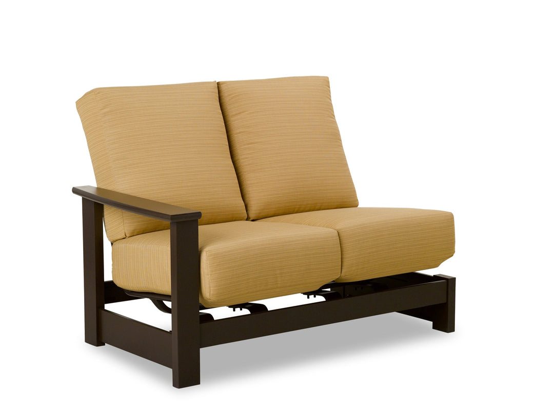 TC855-Telescope Casual-Leeward Cushion Loveseat Sectional w/ Hidden Motion (LAF)-Pangaea Patio