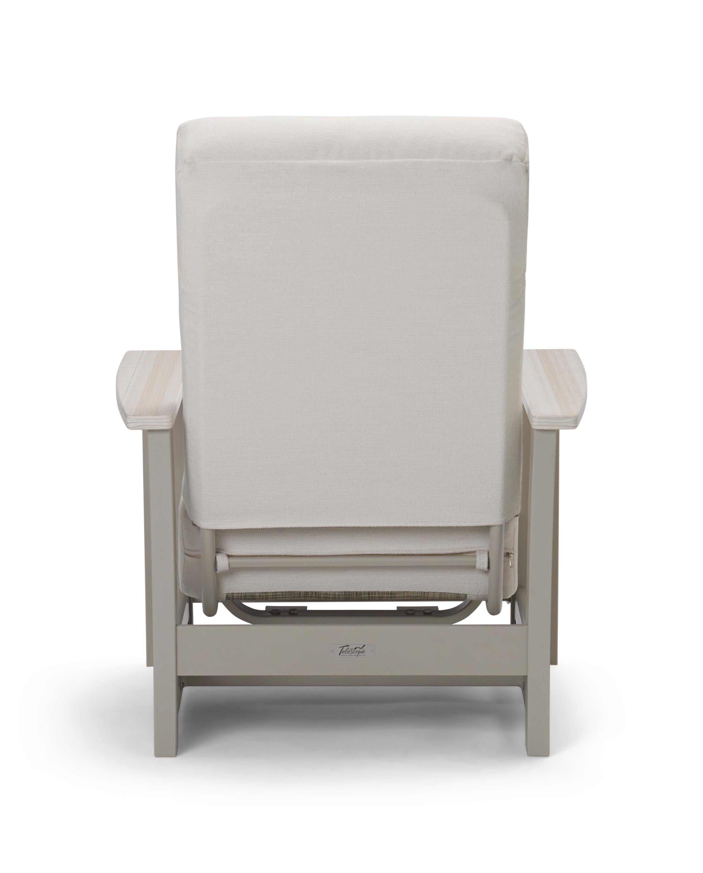 -Telescope Casual-Leeward Cushion Supreme Arm Chair w/ Hidden Motion-Pangaea Patio