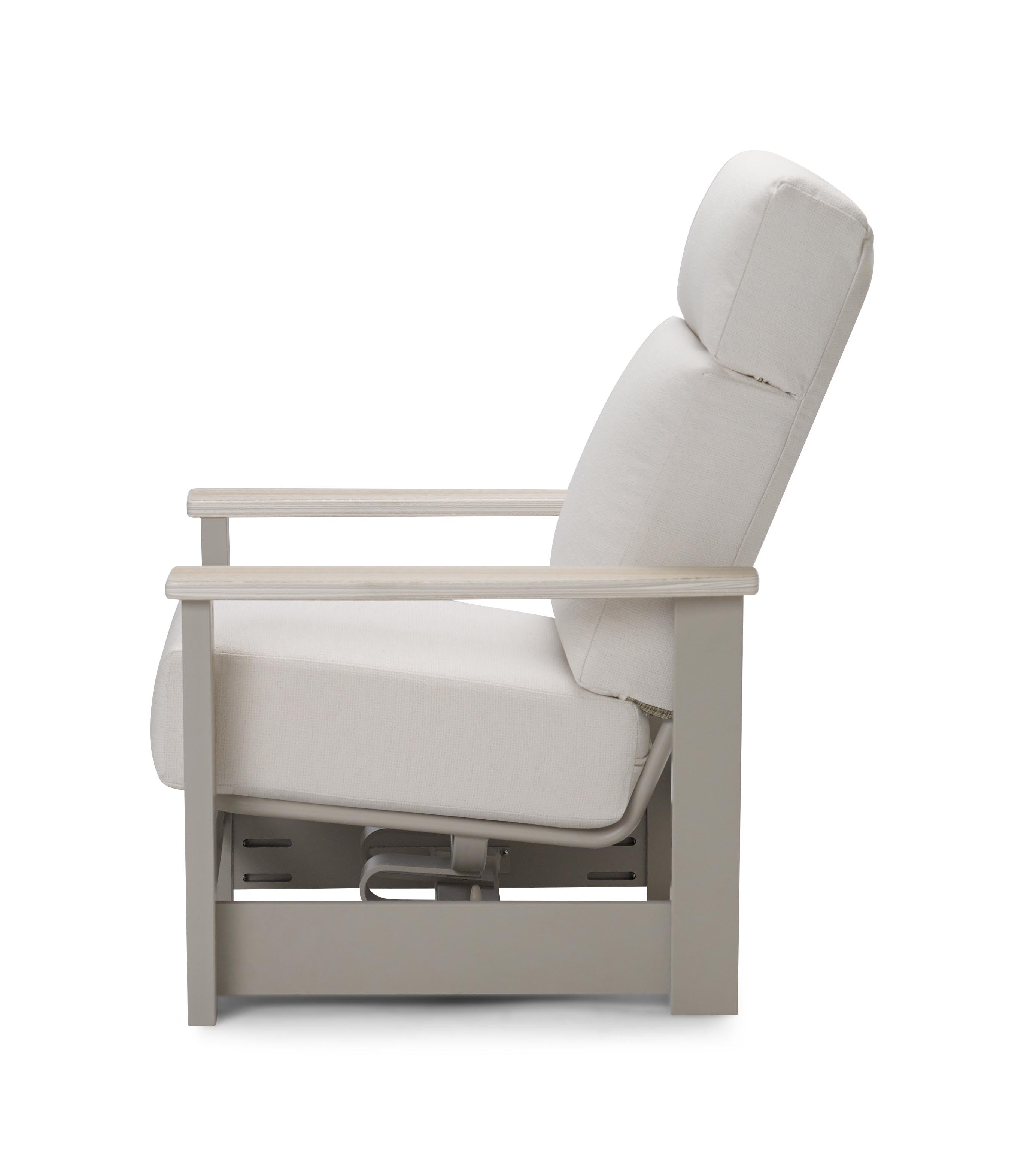 -Telescope Casual-Leeward Cushion Supreme Arm Chair w/ Hidden Motion-Pangaea Patio