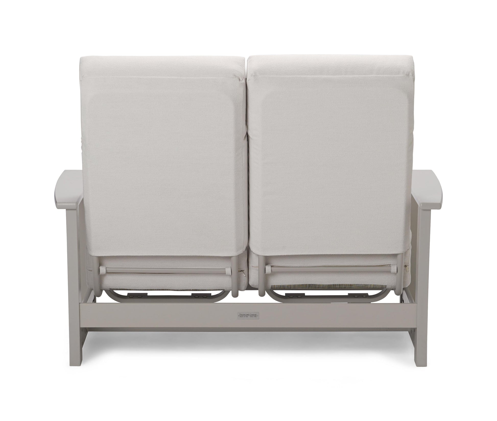 -Telescope Casual-Leeward Cushion Supreme Loveseat w/ Hidden Motion-Pangaea Patio