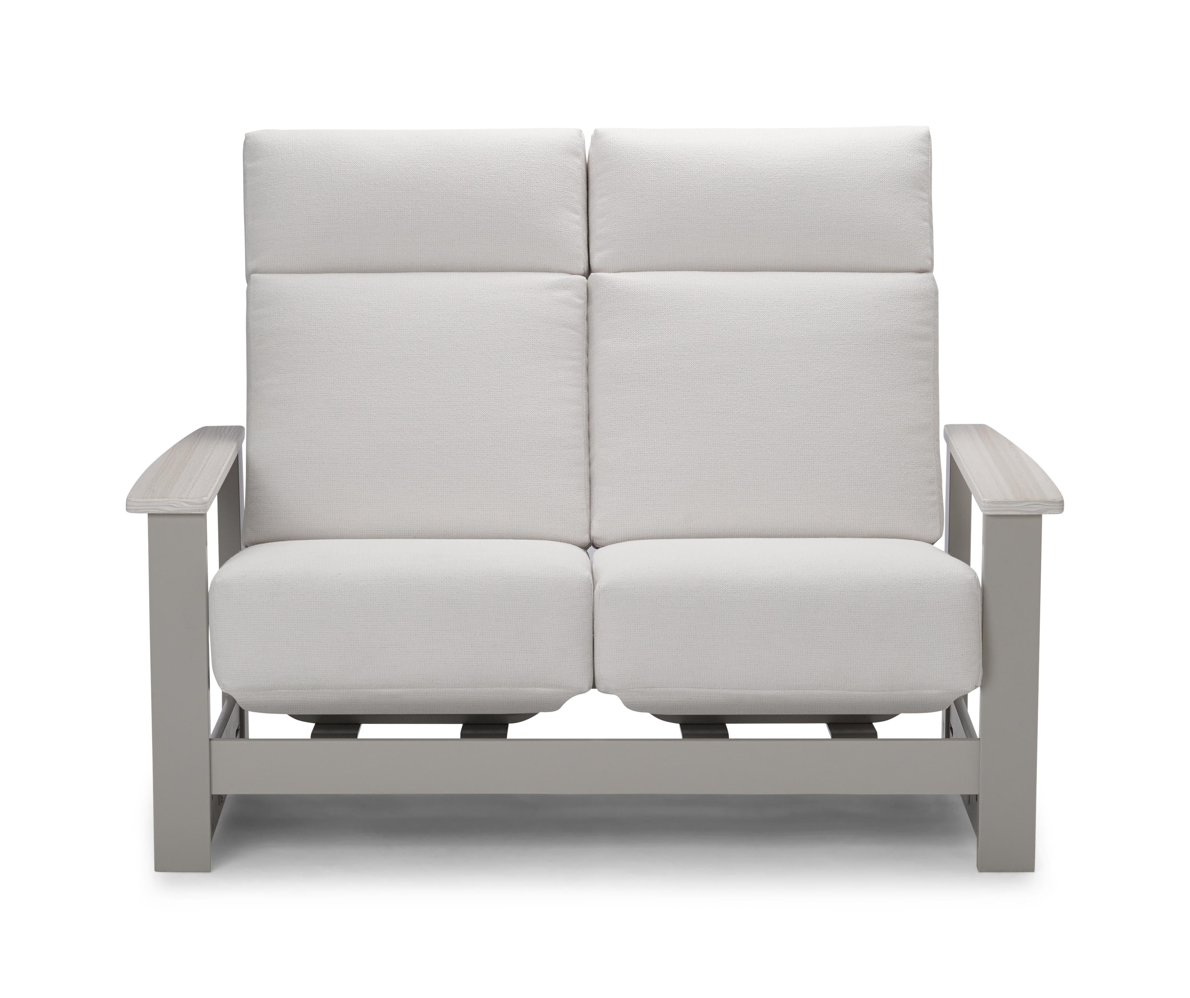 -Telescope Casual-Leeward Cushion Supreme Loveseat w/ Hidden Motion-Pangaea Patio