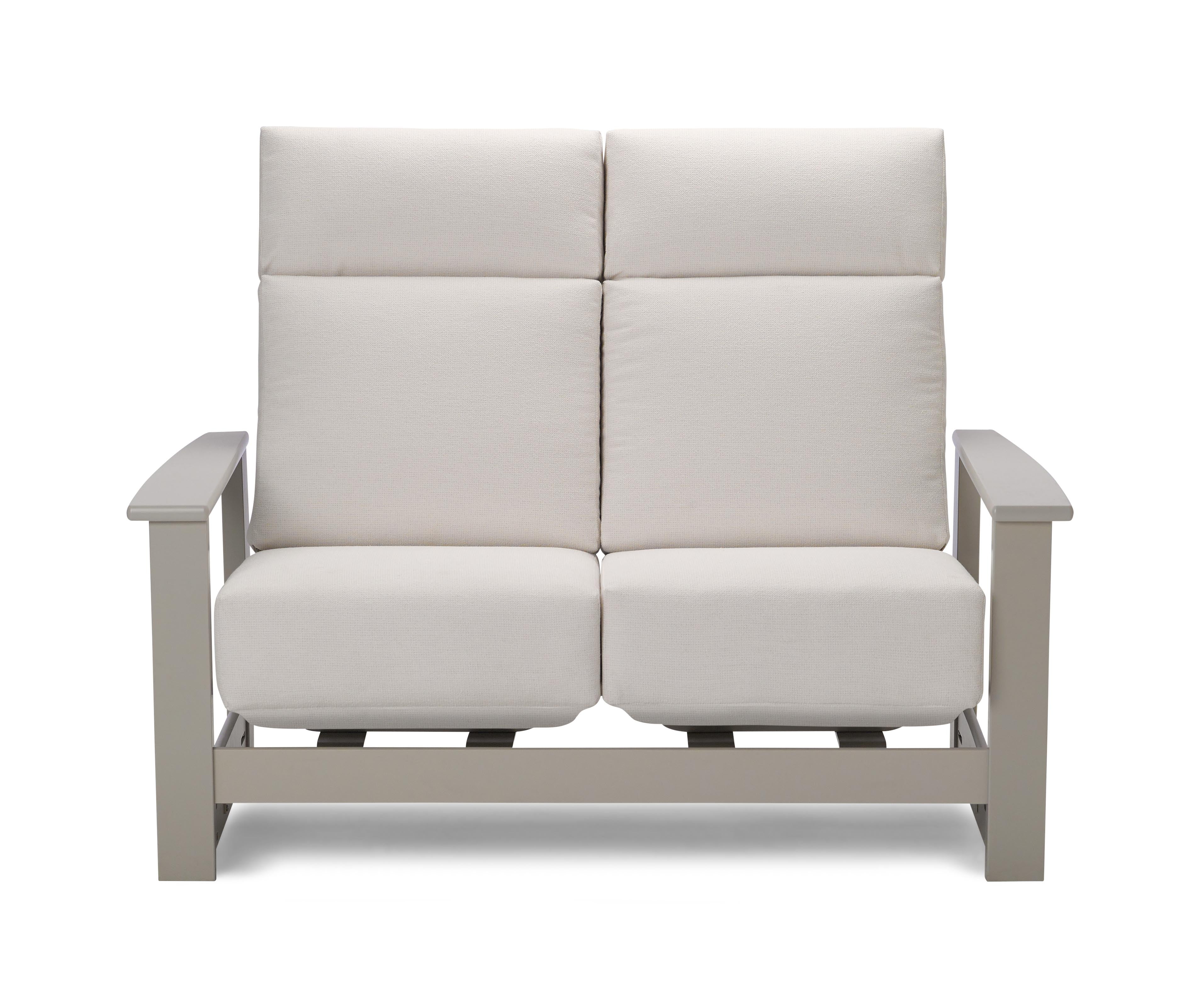 -Telescope Casual-Leeward Cushion Supreme Loveseat w/ Hidden Motion-Pangaea Patio