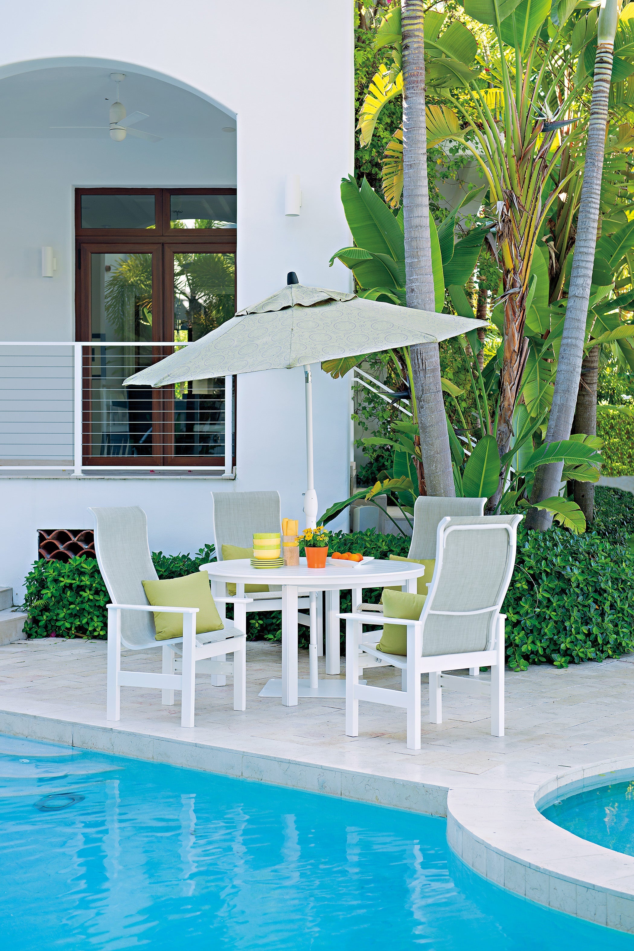 -Telescope Casual-Leeward Sling Supreme Height Arm Chair-Pangaea Patio