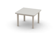 -Telescope Casual-Origins 42" Square Table Top w/ Parsons Legs - Dining Height-Pangaea Patio