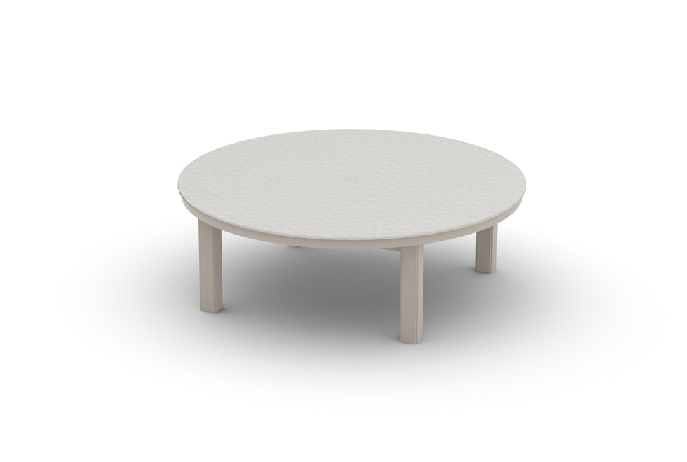 -Telescope Casual-Origins 54" Round Table Top w/ Parsons Legs - Coffee Height-Pangaea Patio