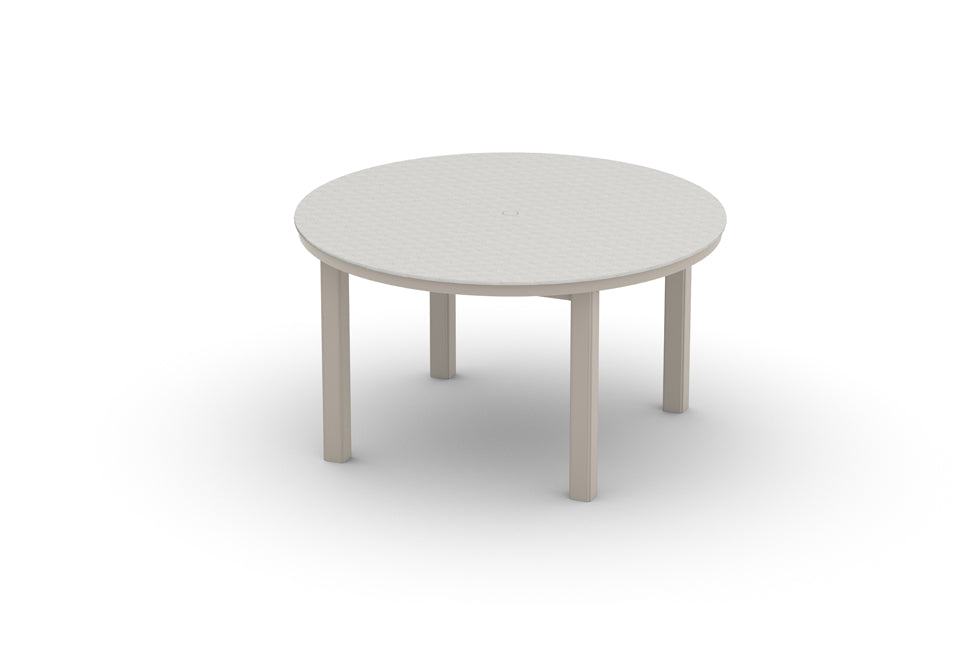 -Telescope Casual-Origins 54" Round Table Top w/ Parsons Legs - Dining Height-Pangaea Patio