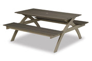-Telescope Casual-Plymouth Bay Rustic Picnic Table-Pangaea Patio