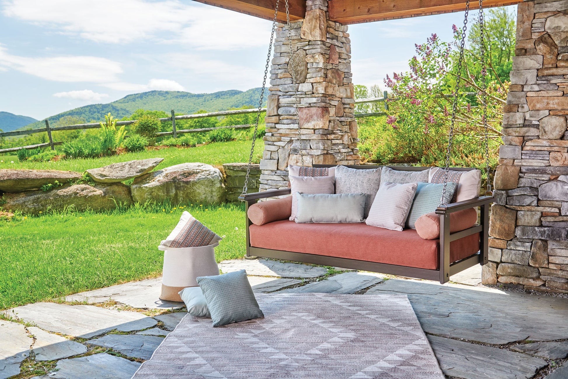 -Telescope Casual-Porch Swing Add-on Back Cushion-Pangaea Patio