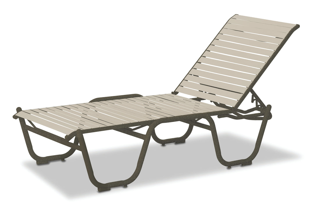 TC7R3-Telescope Casual-Reliance Sling Armless Chaise (High Seat)-Pangaea Patio