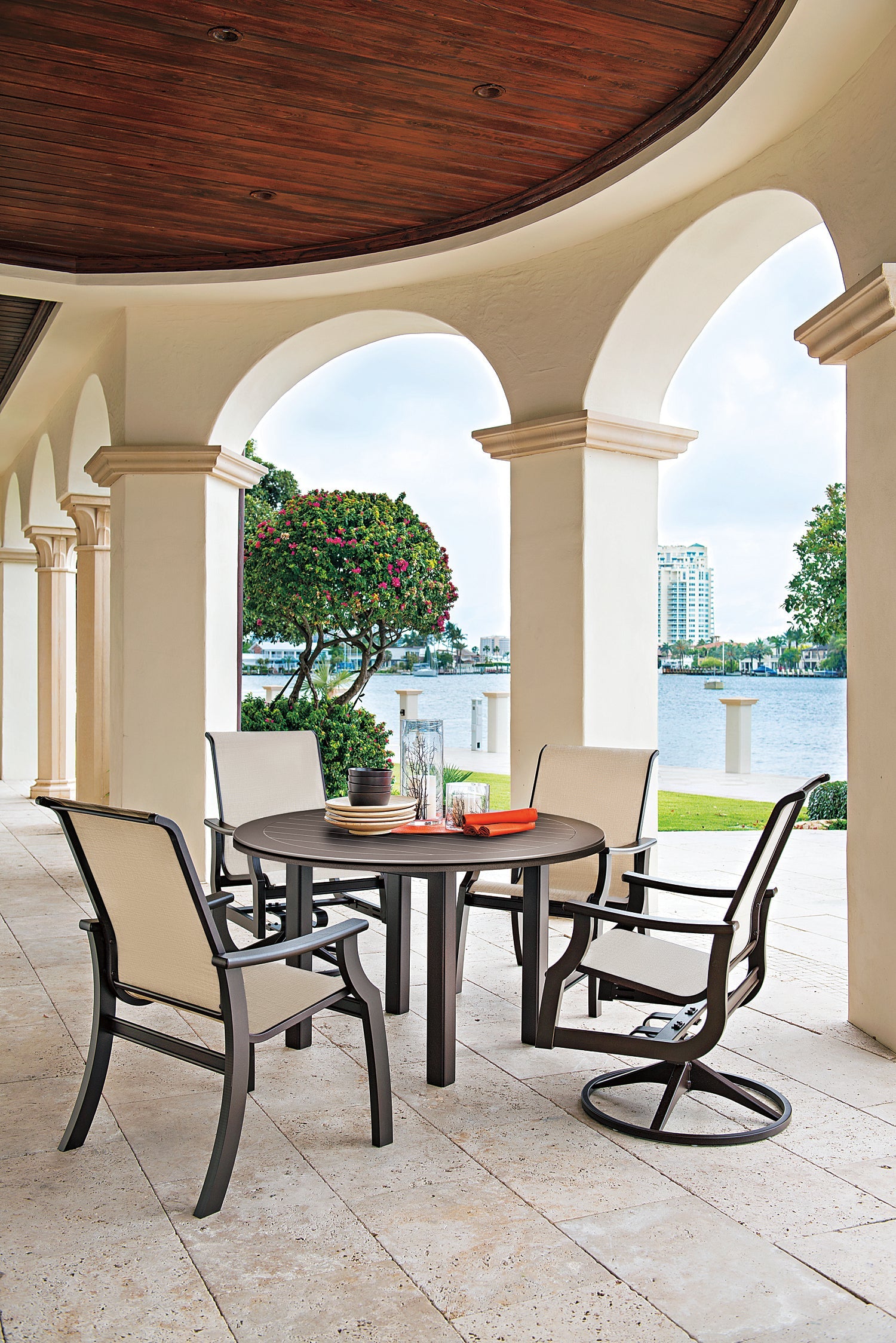 -Telescope Casual-St. Catherine Sling Swivel Rocker-Pangaea Patio