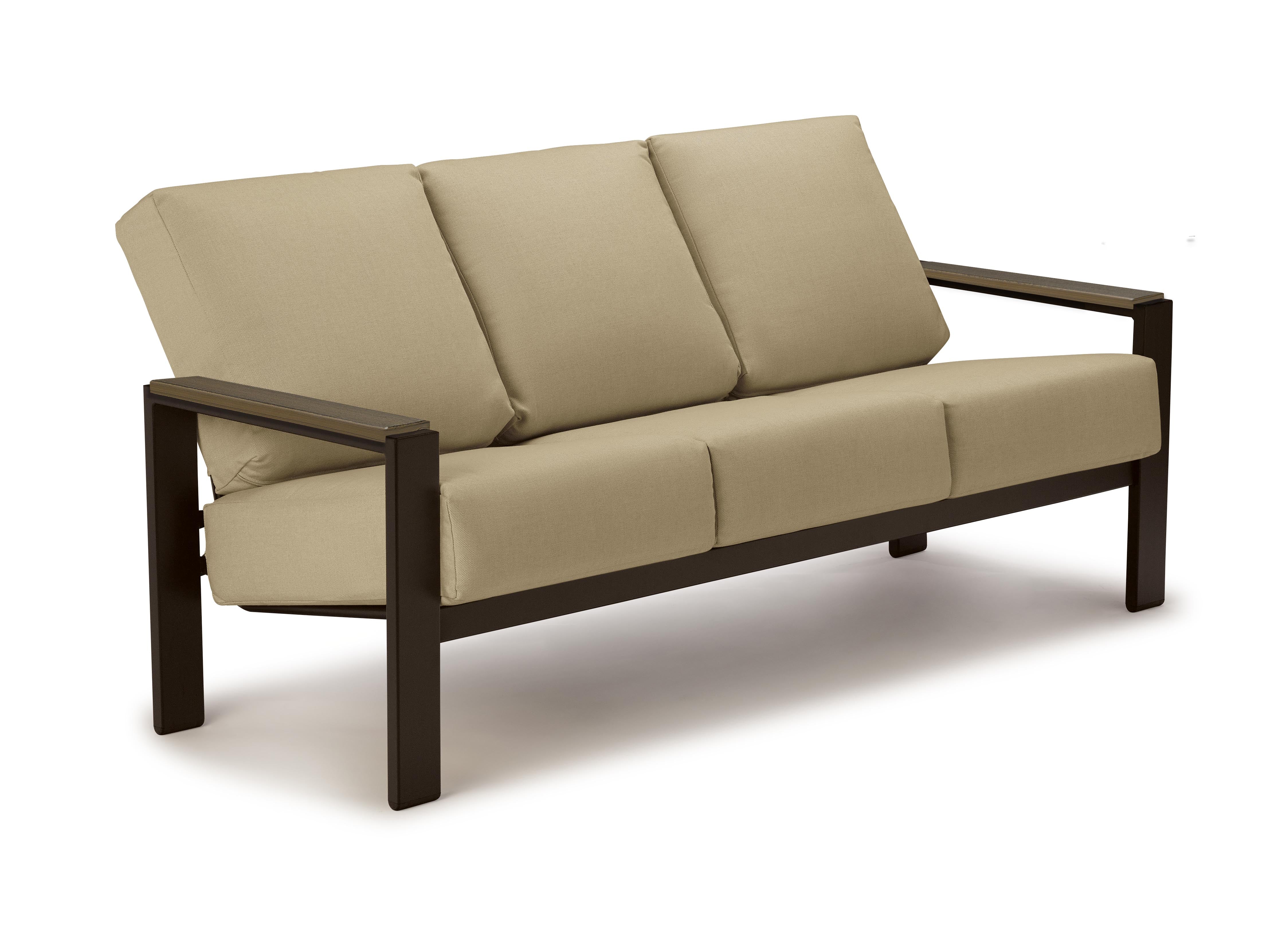 -Telescope Casual-Telescope Larssen Cushion Sofa w/ Arm Accents-Pangaea Patio