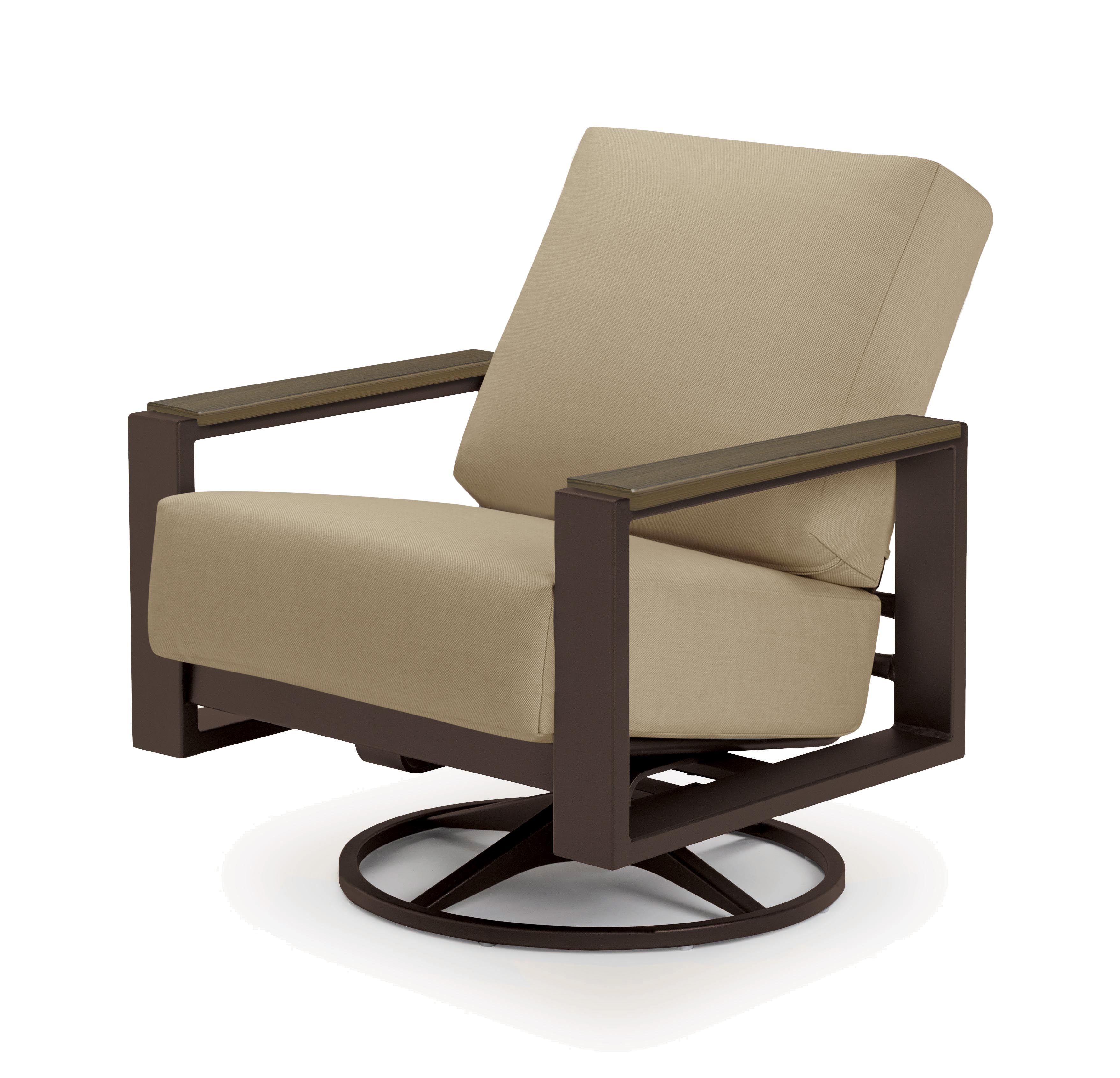 -Telescope Casual-Telescope Larssen Cushion Swivel Rocker w/ Arm Accents-Pangaea Patio