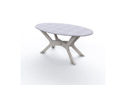 -Telescope Casual-Wexler 24" x 42" Oval Rustic Coffee Table-Pangaea Patio