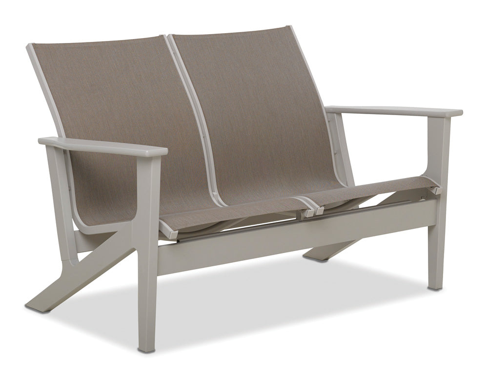 -Telescope Casual-Wexler Sling Loveseat-Pangaea Patio