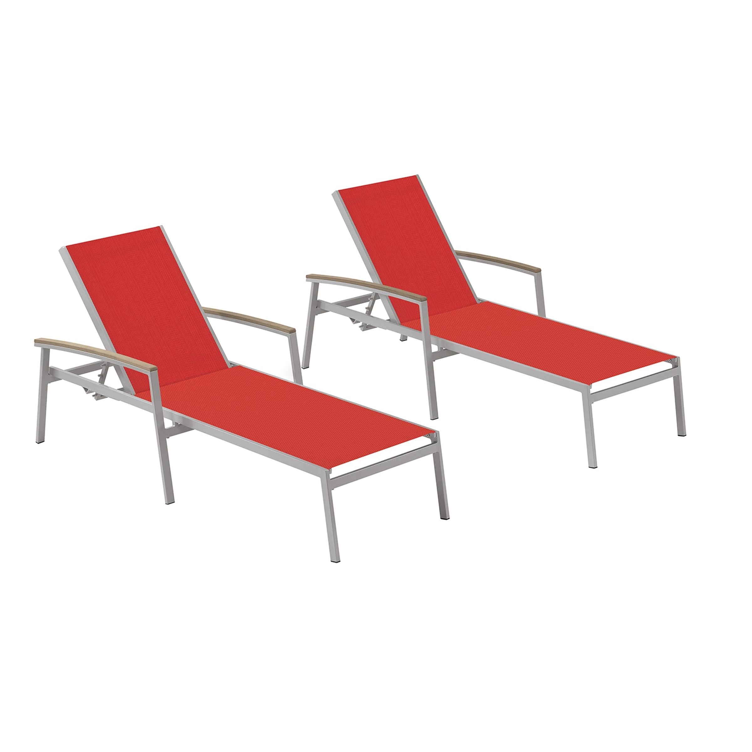 Travira Sling Chaise Lounge - Set Of 2