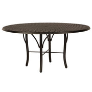 60" Thatch Tribeca Round Dining Umbrella Table