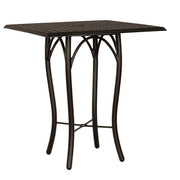 36" Thatch Tribeca Square Bar Height Umbrella Table