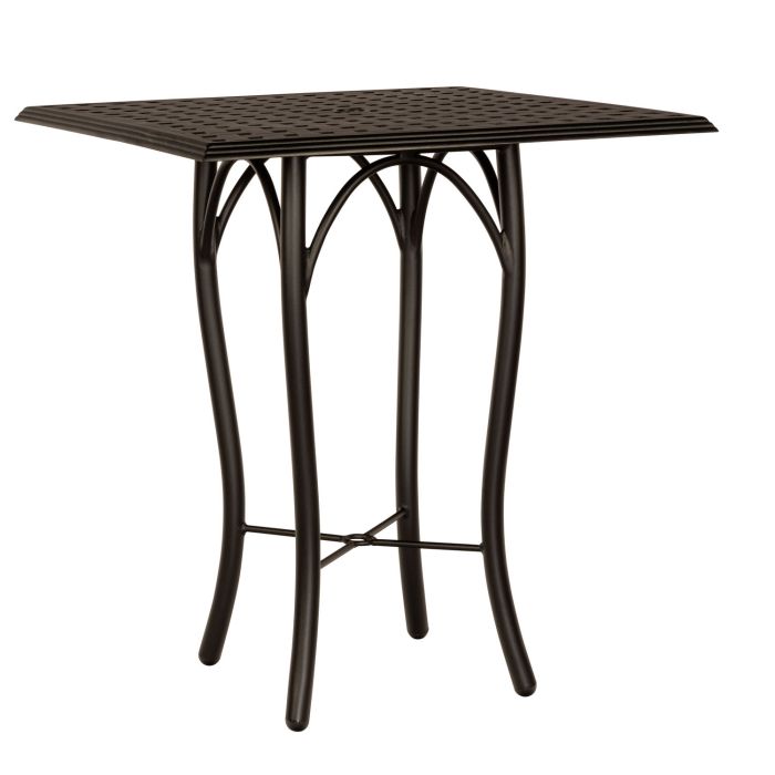 36" Thatch Tribeca Square Bar Height Umbrella Table