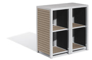 Travira 2-Piece Modular Valet Shelves Bases Set - Tekwood Vintage