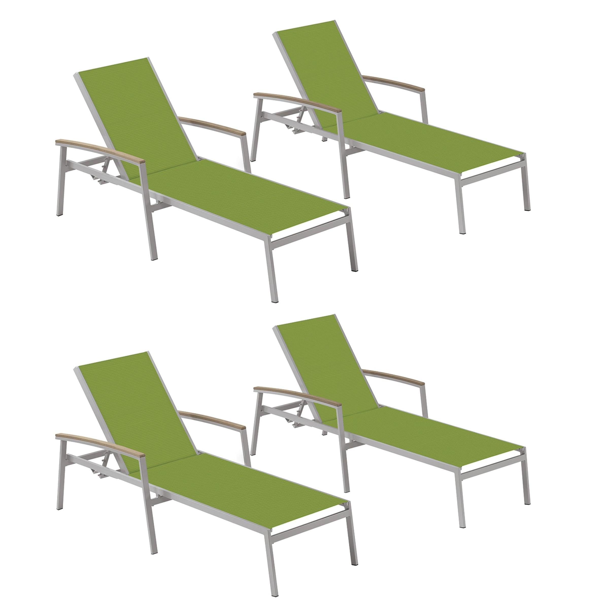 Travira Sling Chaise Lounge - Set Of 4