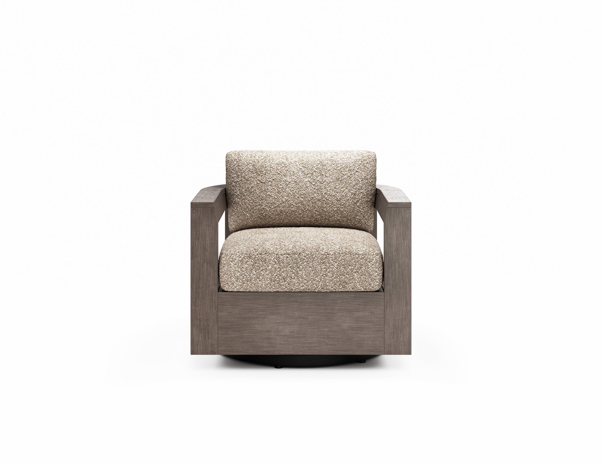 -Woodard-Beau Swivel Lounge Chair-Pangaea Patio