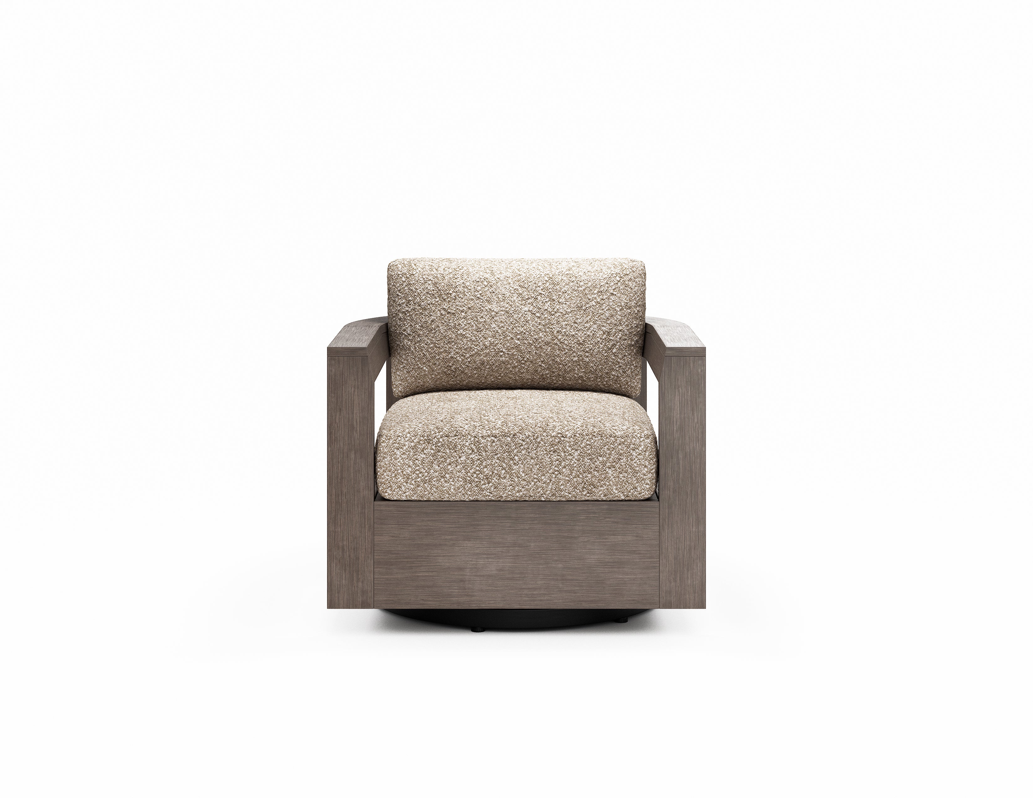 -Woodard-Beau Swivel Lounge Chair-Pangaea Patio