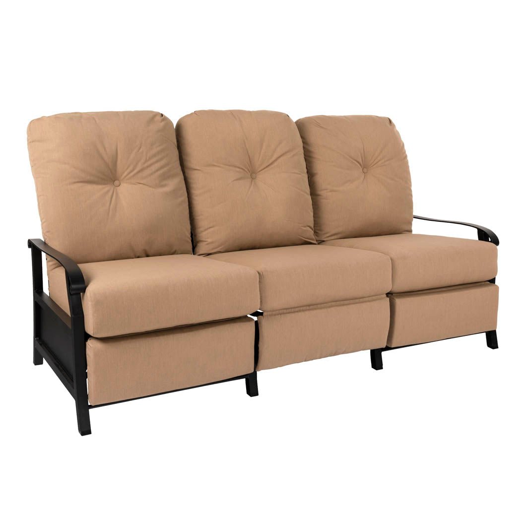 WD4Z0485-Woodard-Cortland Recliner Sofa-Pangaea Patio