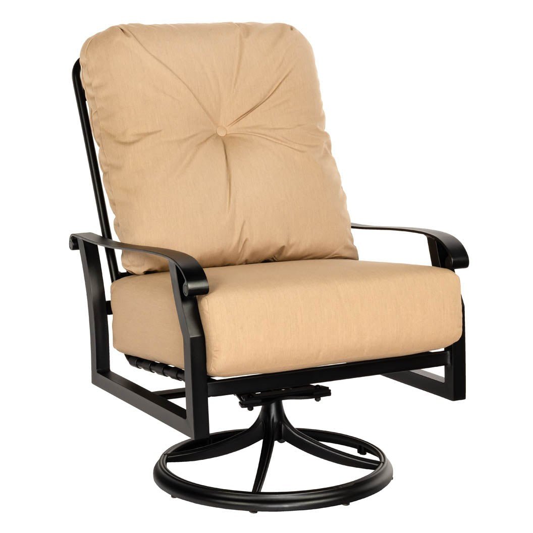 -Woodard-Cortland Swivel Rocking Lounge Chair-Pangaea Patio