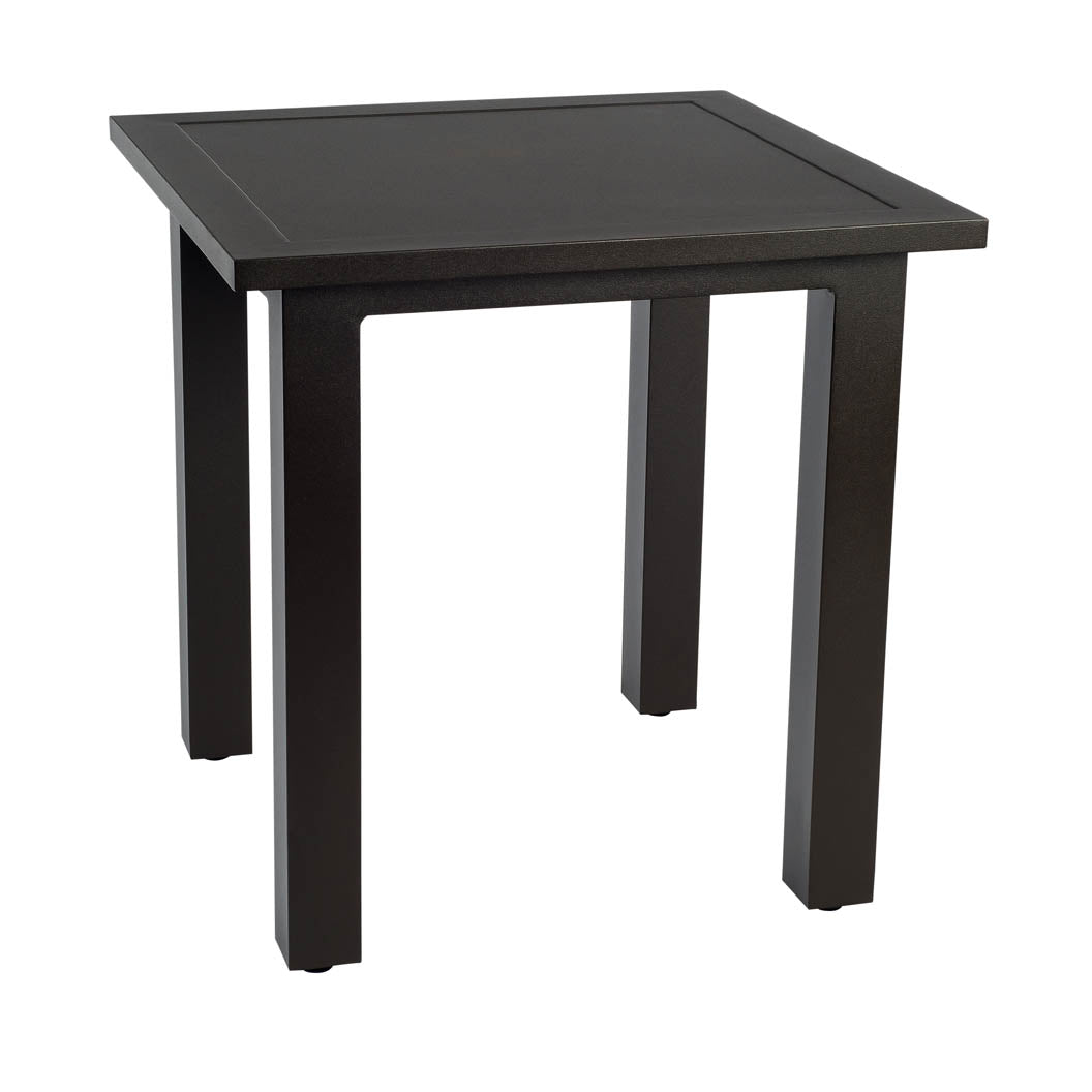 WD710822-Woodard-Elemental Square End Table-Pangaea Patio