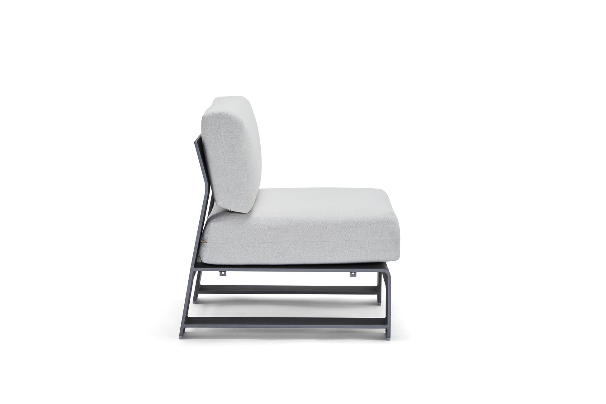 -Woodard-Gather Armless Lounge Chair-Pangaea Patio