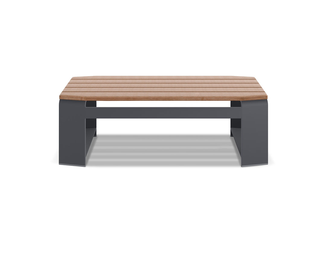 WD7B0443N-Woodard-Gather Coffee Table with NexTeak Top-Pangaea Patio